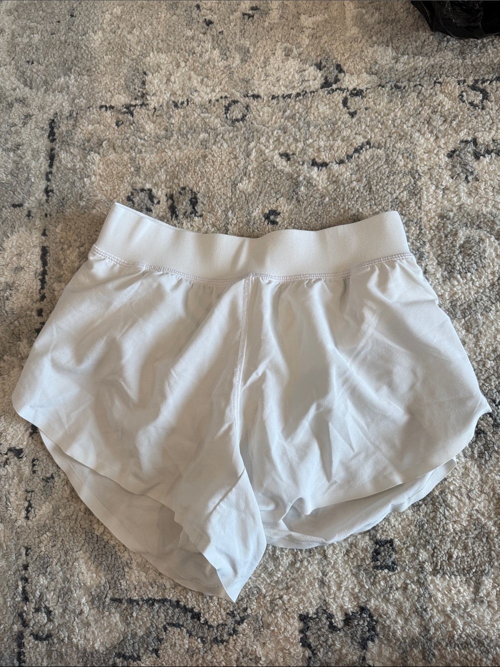 CRZ YOGA White Layered Workout Shorts